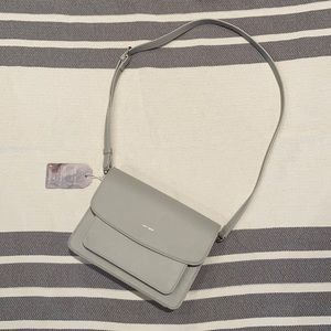 Gray Cross Body Purse